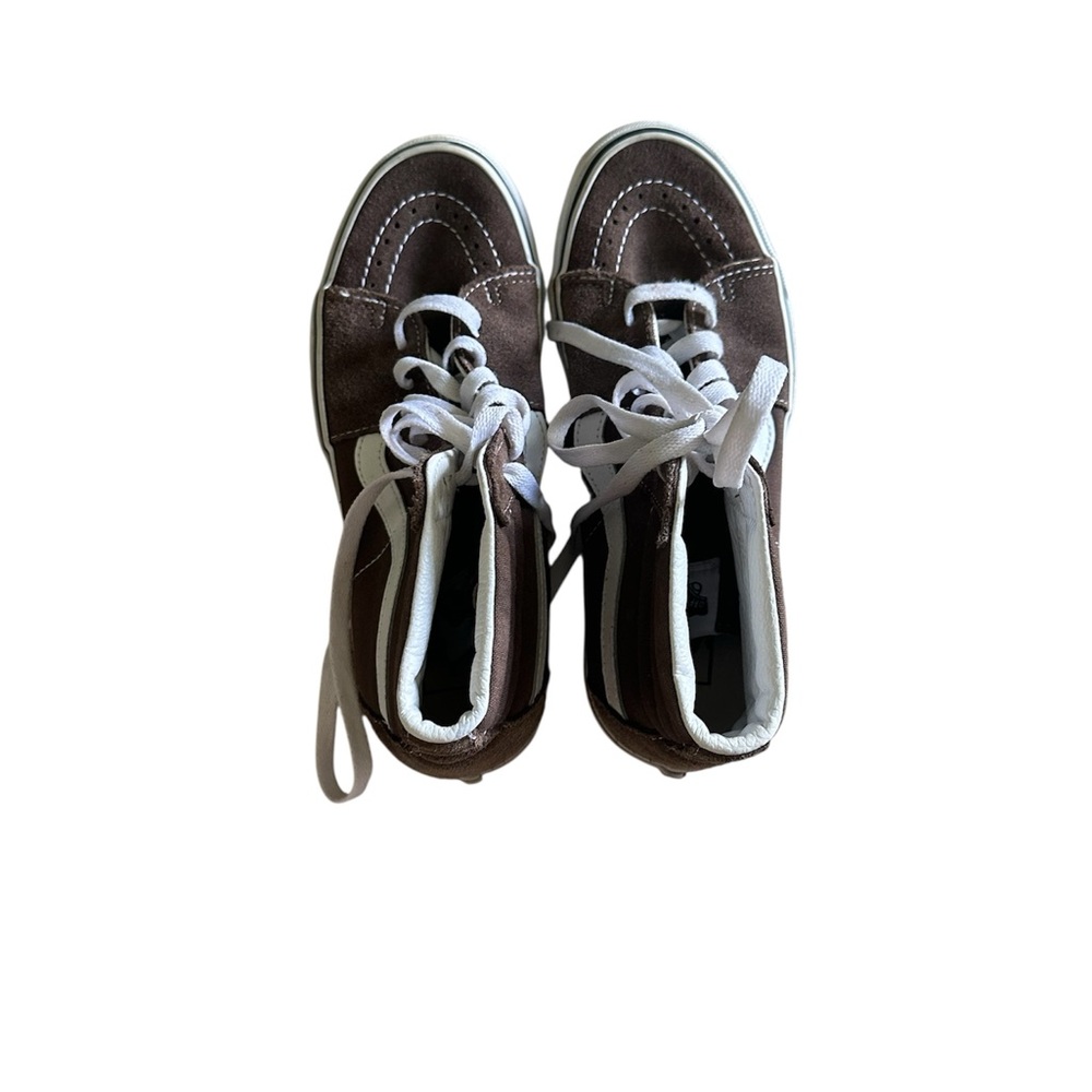 Brown high top Vans (E4)